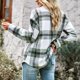 thumbnail image 5 of Puntoco Señoras Invierno Sin Capucha A Cuadros Solapa Camisa De Manga Larga Casual Top Chaqueta Liquidación Puntoco Puntoco-4815, 5 of 5