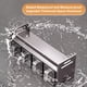thumbnail image 4 of Especiero de cocina GRKJGYtech de aluminio de doble capa, 35 cm, gris, 4 of 7