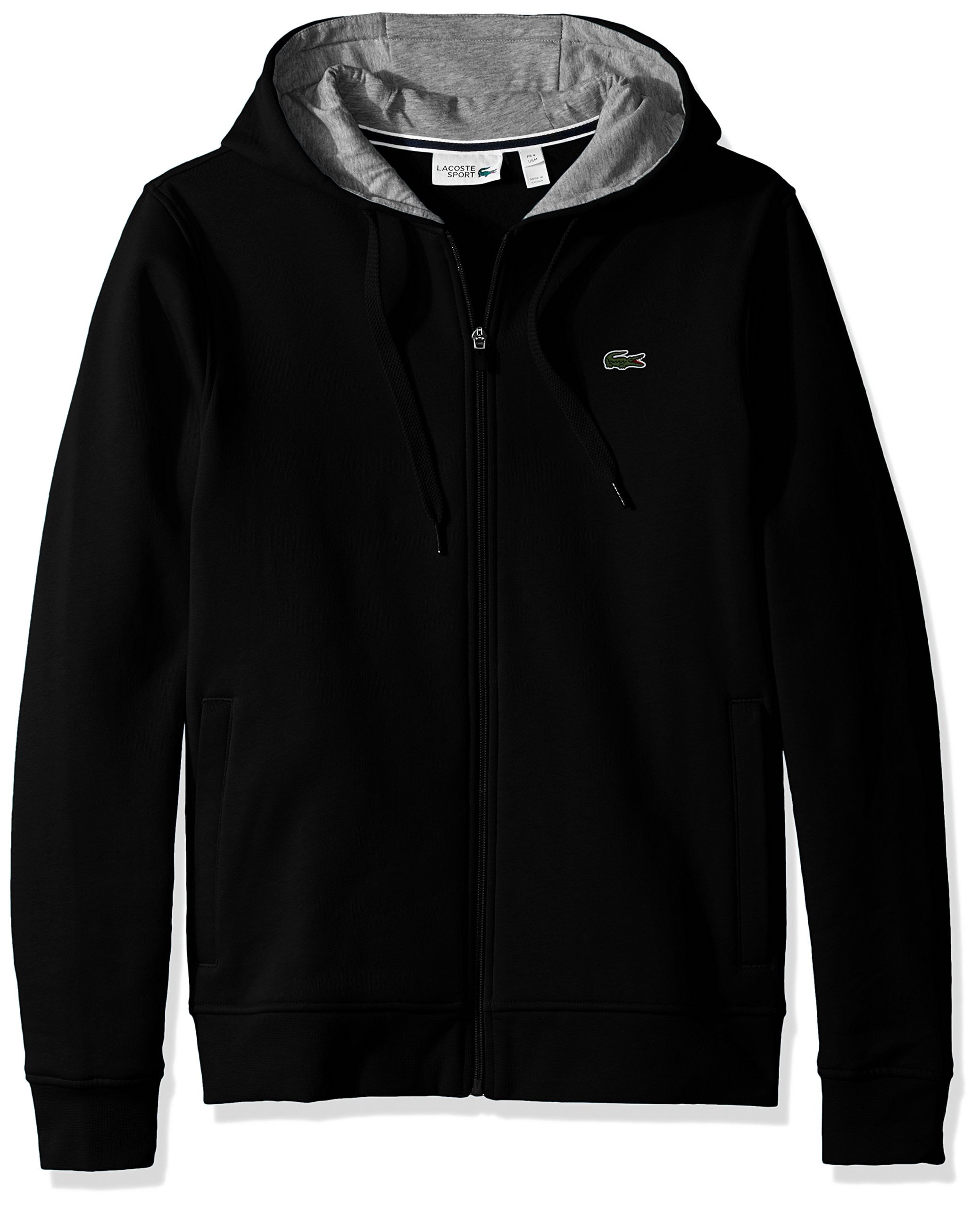 Lacoste mens Sport Full Zip Light Weight Hooded Tennis Jacket