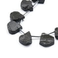 thumbnail image 3 of 1strand Natural Black Beads Strands Teardrop 12~20x5~15x3~7mm Hole: 0.8mm 24pcs/strand 15.04''(38.2cm), 3 of 3