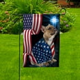 thumbnail image 5 of American Flag German Shepherd Dog Wearing Flag American Patriot Patriotic 4th of july House Flag, Double-Sided Decorative Outdoor Flag, Polyester Yard Flag 29.5 x 39.5 in, 5 of 5