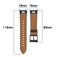 thumbnail image 3 of Pressure Fit Leather Watch Strap Comfort Fit Adjustable Buckle Closure Classic Stylish Design Fits Various Watch Models, 3 of 5