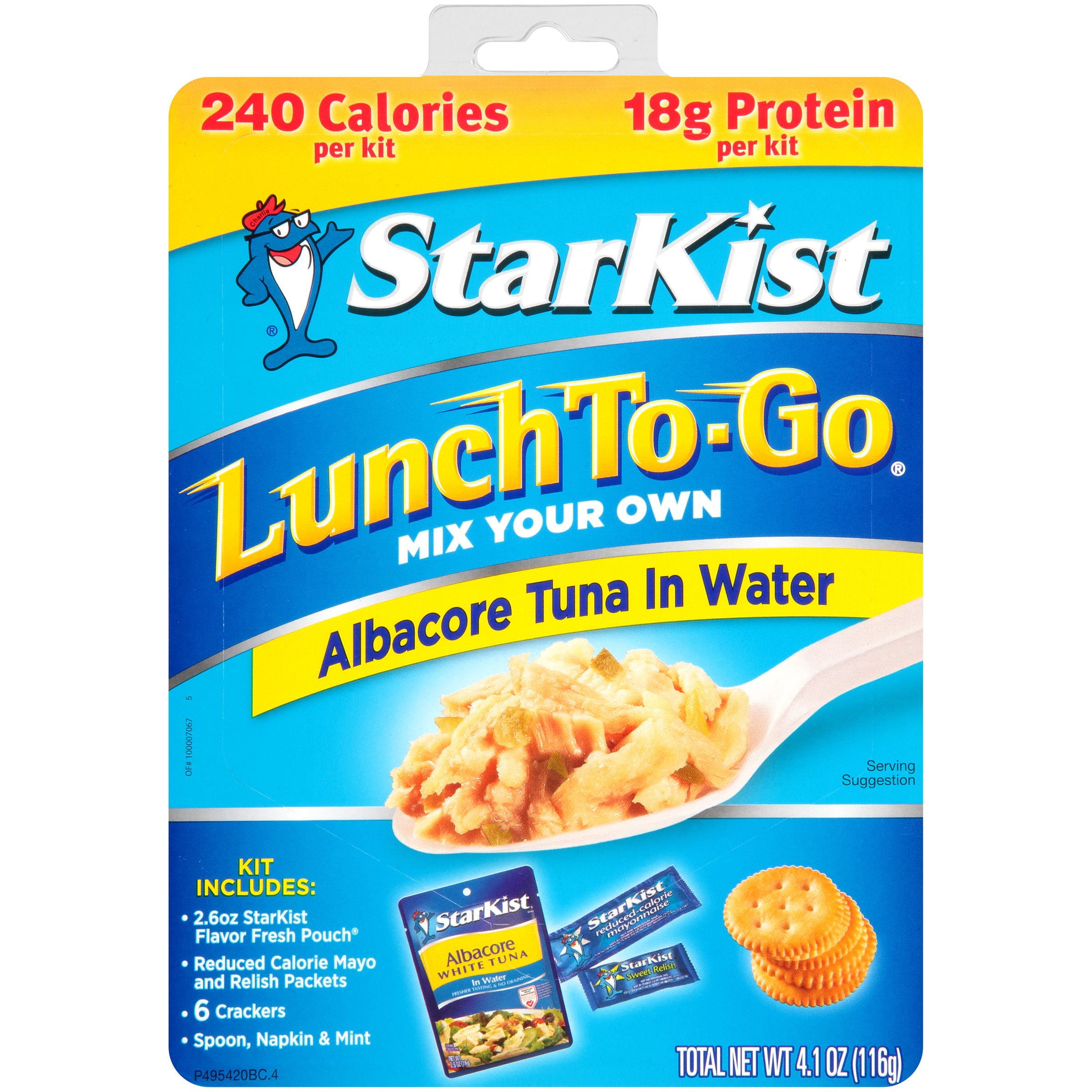 StarKist Lunch to-Go Albacore Tuna in Water, 4.1 oz Box