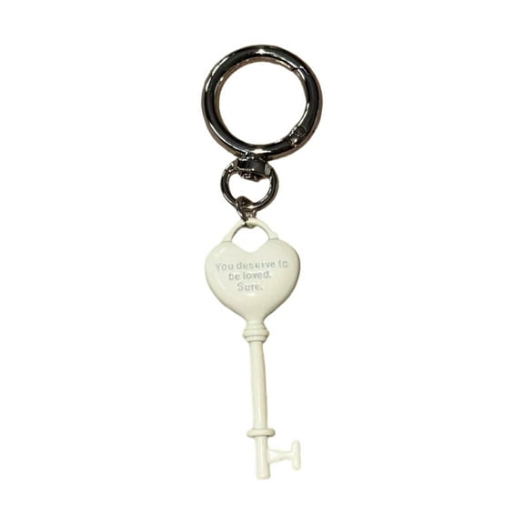 Ciwanning Stylish Heart Key Holder For Bag Keys Lightweight Alloy Accessory Unique Key Chain Charm For Her Him