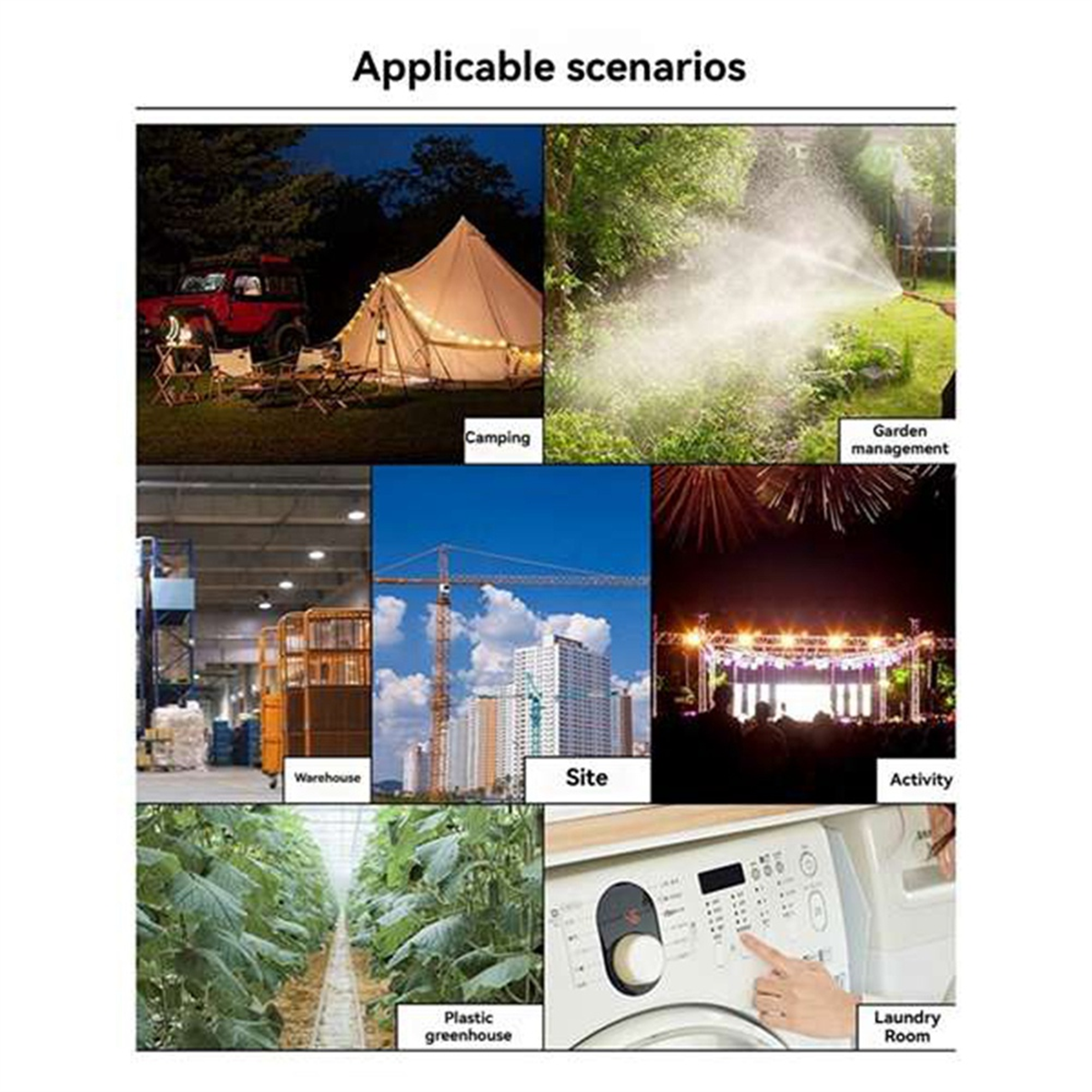 Outdoor Weatherproof Connection Box, Ip54 Water- Extension Cord Connection Box, Electrical Box to Protect Green