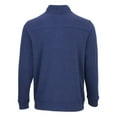 thumbnail image 4 of Boxercraft BM5209 Men's French Terry Button Pullover-Navy Heather-XXS, 4 of 4