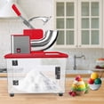 thumbnail image 6 of Electric Ice Crusher Machine, 250W Dual Blade Slushie Maker with 39L Bin, Heavy-Duty for Commercial Use (Red) by Great Northern Popcorn, 6 of 11