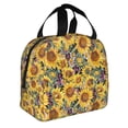 thumbnail image 2 of Honeii Sunflowers Vintage Print Lunch Bag Women, Lunch Box Lunch Bag for Women Adult Men, Small Leakproof Cute Lunch Tote Large Capacity Reusable, 2 of 8