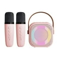 thumbnail image 2 of HILABEE Mini Karaoke Machine for Kids Portable BT Speaker Sturdy Easy to Use Creative Pink, 2 of 8