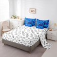 thumbnail image 5 of Homewish Pixelated Miners 7-Piece Twin Bedding Sets For Boys Girls,Abstract Ombre Gamer Bedding Comforter Set,Video Game Breathable Sheet Sets,Microfiber Bedroom Decor,Reversible, 5 of 8