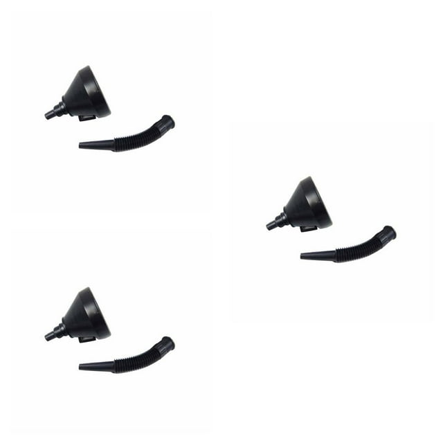 tredstone Car Motor Refueling Funnel Can Vehicle Fuel Gasoline Water Filter Funnel TZ 3Set
