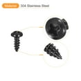 thumbnail image 4 of #2 x 3/16" Phillips Pan Head Self-tapping Screw, 100pcs - 304 Stainless Steel Round Head Wood Screw (Black), 4 of 6
