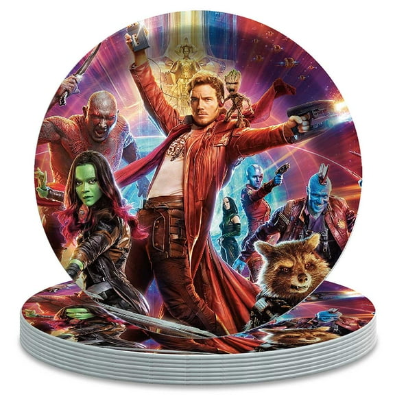 Guardians of the Galaxy Paper Plates Party Decorations Tableware Supplies Birthday Disposable Dinner
