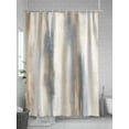 thumbnail image 5 of Neutral Beige Gray Shower Curtain, Abstract Grunge Modern Art Bathroom Decor Curtains Set with Hooks, Waterproof Fabric Home Accessories， 66 X 72 Inch Long, 5 of 6