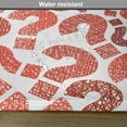 thumbnail image 6 of Ambesonne Sketchy Place Mats Set of 4, Question Marks Pattern, Standard Size, Vermilion Ruby, 6 of 6