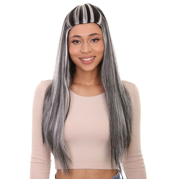 HPO| Monster Adult Women's Wig | Two Toned Cosplay Halloween Wig | Premium Breathable Capless Cap
