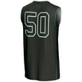 thumbnail image 3 of Unisex GameDay Greats #50 Black Hawaii Rainbow Warriors Lightweight Basketball Jersey, 3 of 4