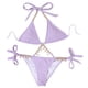 thumbnail image 3 of Traje baño sexy sin espalda para mujer Trajes baño vinculados corazón Trajes baño piezas, 3 of 4