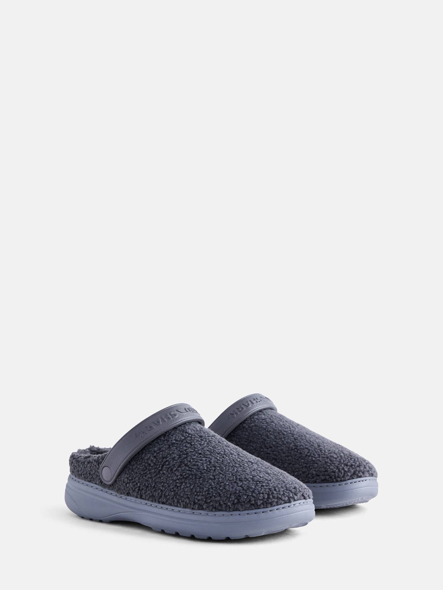 Rugged Shark Men's Faux Shearling Clogs