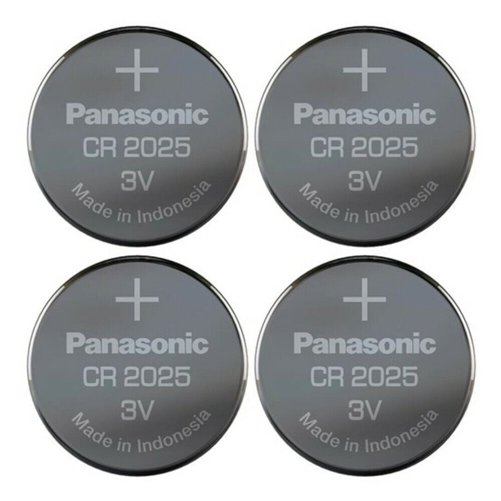 Panasonic CR20254 CR2025 3V Lithium Coin Battery (Pack of 4) Walmart