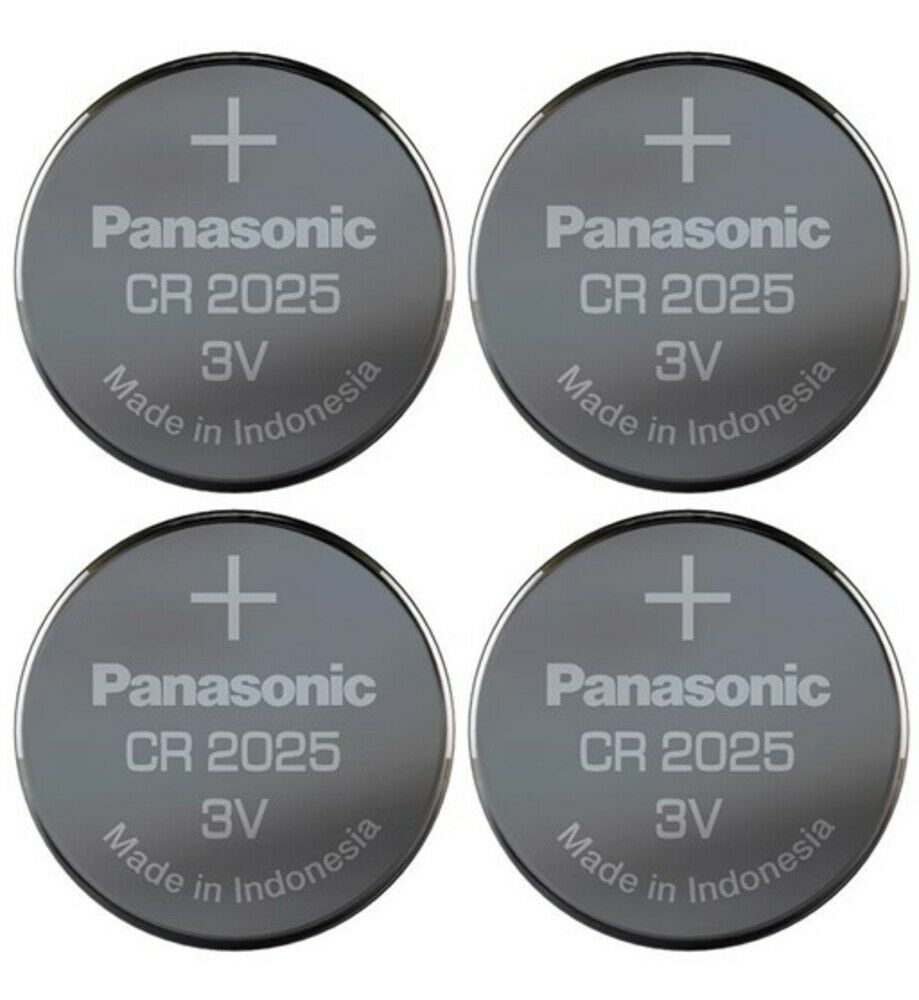 Panasonic CR2025-4 CR2025 3V Lithium Coin Battery (Pack of 4) - Walmart.com - Walmart.com
