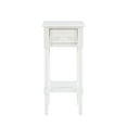 thumbnail image 4 of Linon Athalee Single Drawer Indoor Accent Side Table with Shelf, 29.5" Tall, White, 4 of 17