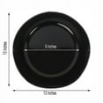 thumbnail image 5 of BalsaCircle 24 Black 13" Acrylic Round Acrylic Charger Plates, 5 of 5