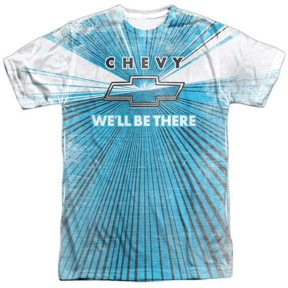 Chevy Men's We'll Be There Sublimation T-shirt White