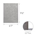 thumbnail image 2 of Leick Home 595744 Vennor Geometric Indoor Outdoor Area Rug Rectangle 6'7"x9'6", 2 of 8