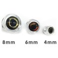 thumbnail image 4 of 1Bag Fish Head For Streamer Flies Fly Fishing Lure 4/6/8mm Tying Material New H1, 4 of 8