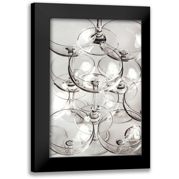 1x Studio III 11x14 Black Modern Framed Museum Art Print Titled - Champagne tower_7
