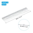 thumbnail image 2 of Uxcell 24 Gauge 14" Floral Stem Wire, 80 Pcs Paper Wrapped Iron Flower Stem, White, 2 of 6