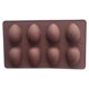 thumbnail image 1 of TABLZONE 2Ud De Silicona Para Hornear Huevos De Pascua No Adhesivos Color Chocolate Para Postres Caseros, 1 of 8