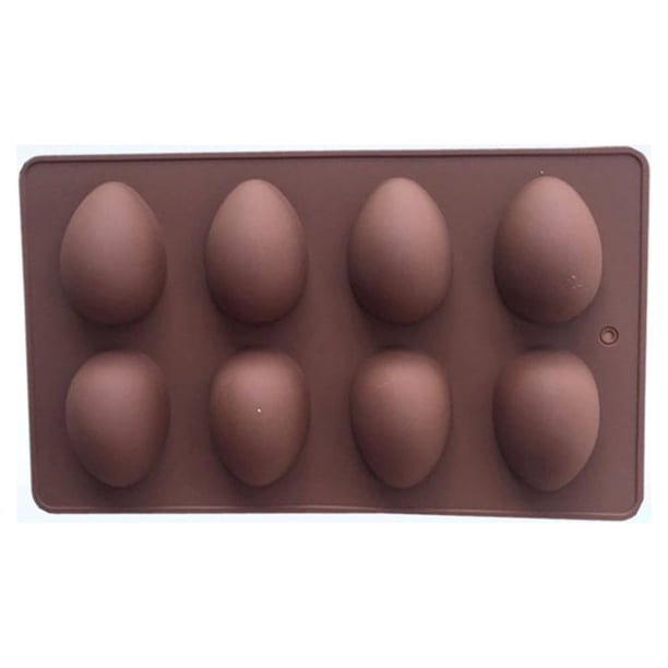 TABLZONE 2Ud De Silicona Para Hornear Huevos De Pascua No Adhesivos Color Chocolate Para Postres Caseros