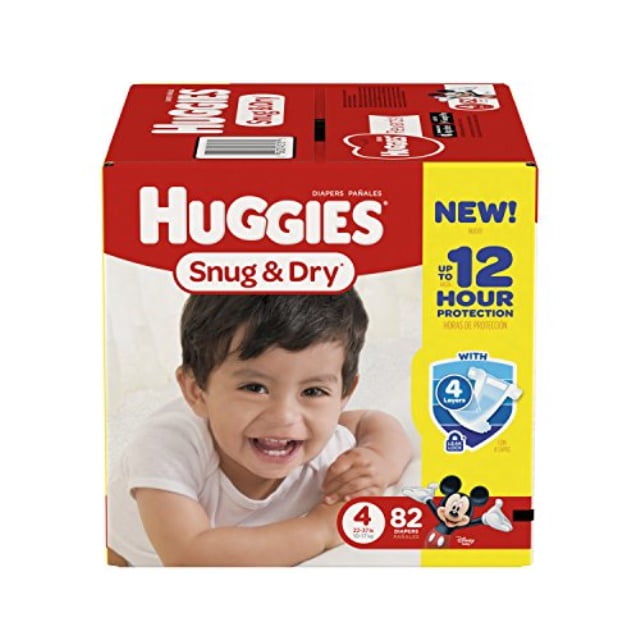 Huggies Snug and Dry Diapers - Size 4 
