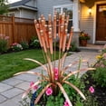 thumbnail image 4 of Cheapark Copper Cattail Wind Chime Metal Hanging Yard Ornament For Patio Eaves Hanging Decoration Great For Garden Ambient Decor And Seasonal Courtyard Holiday Scene Embellishment Gift, 4 of 6