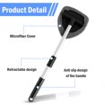 thumbnail image 4 of Windshield Cleaner Tool Car Windshield Cleaning Tool Inside with 4Pcs Reusable Replacement Pads, 4 of 8