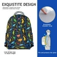 thumbnail image 5 of "Dinosaur Themed School Backpack for Teens & Adults - Waterproof Laptop Backpack for College & Work, Durable Bookbag with Large Capacity for Travel", 5 of 6