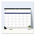 thumbnail image 4 of Academic Monthly Desk Pad Calendar, 22 x 17, White/Blue/Gray Sheets, Black Binding/Corners, 13-Month (July-July): 2023-2024 | Bundle of 10 Each, 4 of 4
