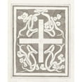thumbnail image 2 of Carel Adolph Lion Cachet 20x24 Black Ornate Framed Double Matted Museum Art Print Titled: Design with a Cross (1874), 2 of 5