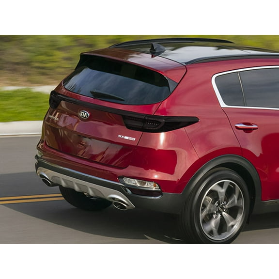 Rvinyl Tail Light Tint Covers Compatible with Kia Sportage 2017-2022 - Blackout Smoke