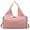 Pink, variant on Large Capacity Gym Yoga Bag - Waterproof Nylon Tote for Yoga Pilates Fitness, Multi-Pocket for Yoga Mat Clothes, Durable for Travel