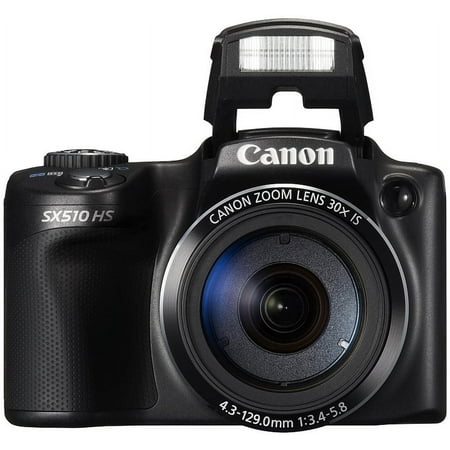 Image of Canon PowerShot SX510 HS 12.1 MP CMOS Digital Camera - Black