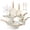 19pcs White, variant on SENSARTE 19-Piece Ceramic Pots and Pans Set, White Nonstick Cookware Set, Healthy Kitchen Cooking Sets with Stay-Cool Handles, Induction Compatible, Stackable
