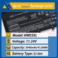 thumbnail image 2 of Reemplazo de batería portátil Mobik HW03XL para HP Pavilion, 2 of 7