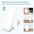 thumbnail image 4 of Portable Sunlight Lamp, Full Spectrum LED Light with Stepless Brightness, Timer Function for Indoor Mood Improvement, 4 of 5
