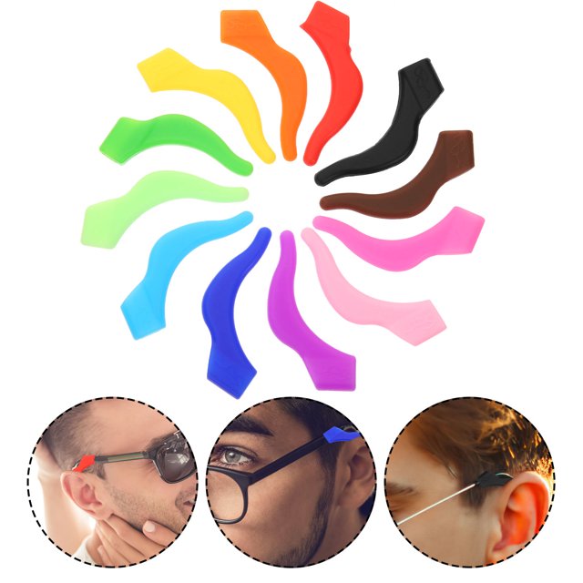 unbranded 65Pares Accesorios Para Gafas Con De Silicona Que Evitan El Deslizamiento Constante
