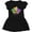 AB-Black, variant on Inktastic Mardi Gras with Hearts and Patterns Girls Toddler Dress