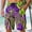 Multicolor, variant on Daiosportswear Men's Summer Fun Animal Print Board Shorts with Elastic Waist and Side Pockets Sky Blue-L XL(XL)