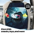 thumbnail image 5 of Naloa Undersea Shark 2Pcs Anti-Kick Back Seat Cover Kick Mat, Car Seat Protector with 3 Storage Pockets, 5 of 8